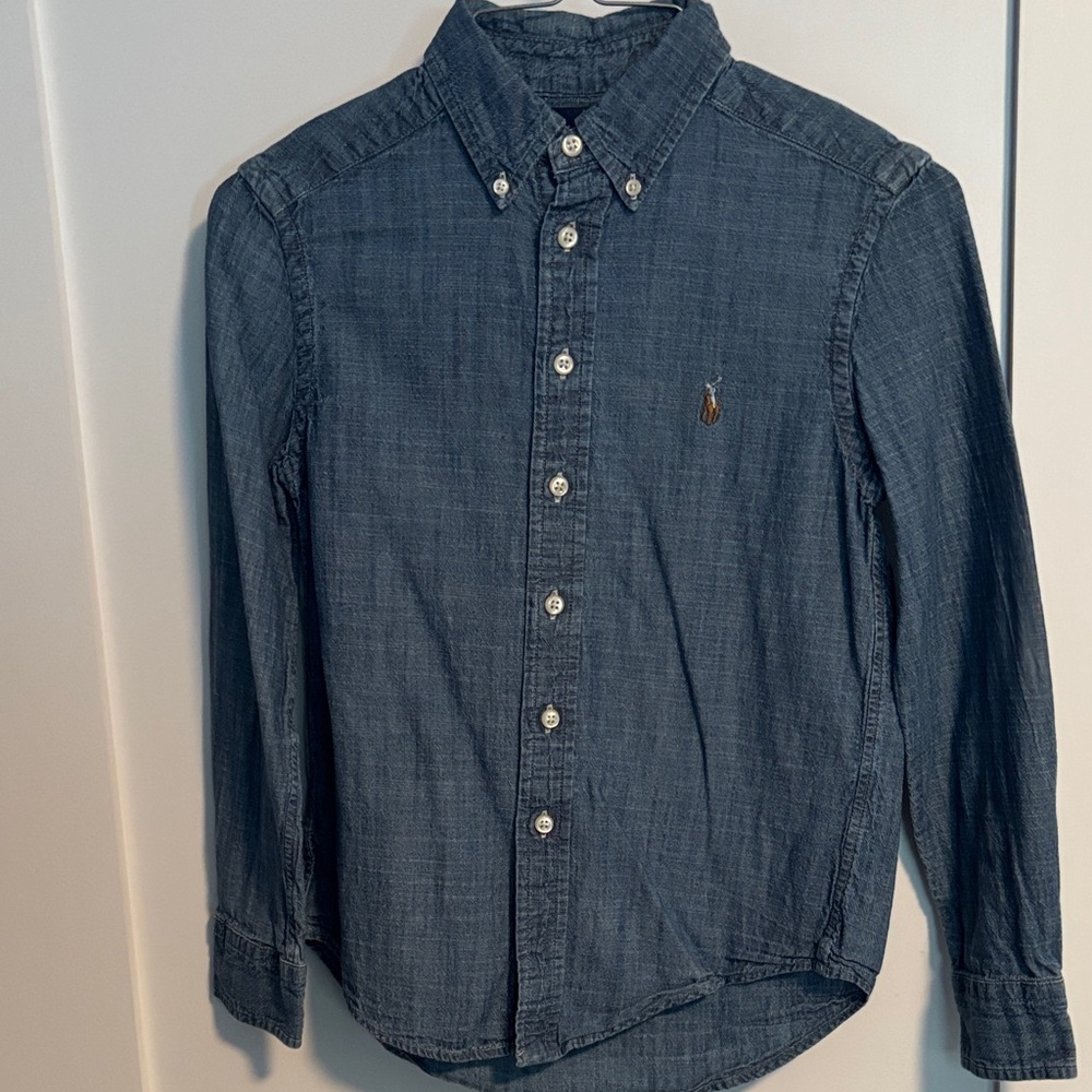 Boy’s Blue Chambray Shirt